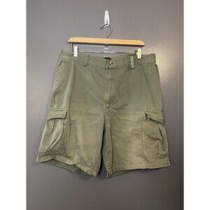Banana Jack Shorts Mens 36 Olive Green Cargo Cotton Multi Pocket Utility Outdoor